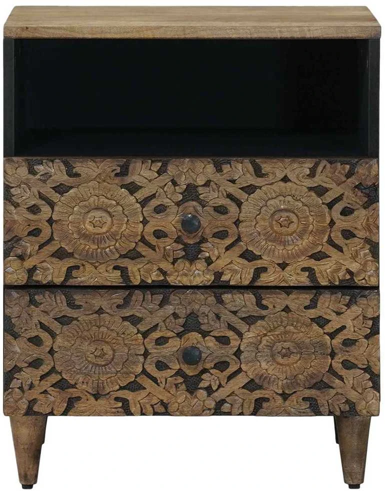 Lovos spintelė Ruda 50 x 33 x 60 cm Kietas mango medis