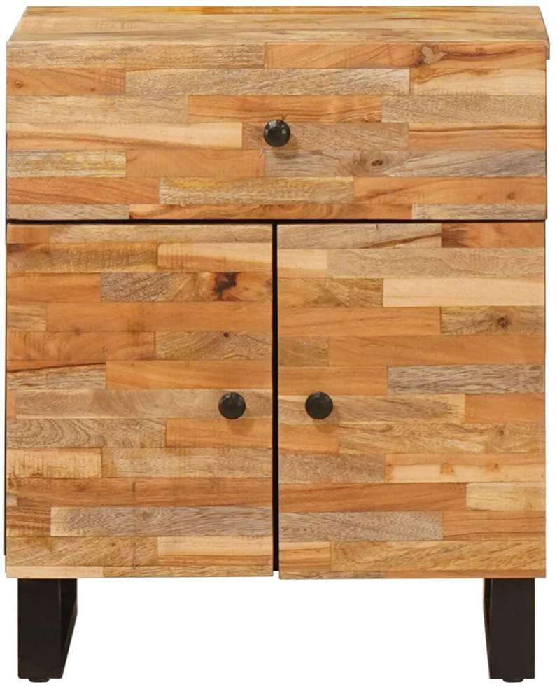 Lovos spintelė Ruda 50 x 33 x 60 cm Kietas mango medis
