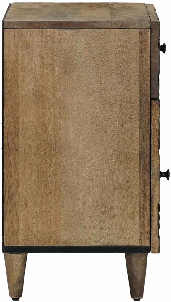 Lovos spintelė Ruda 50 x 33 x 60 cm Kietas mango medis