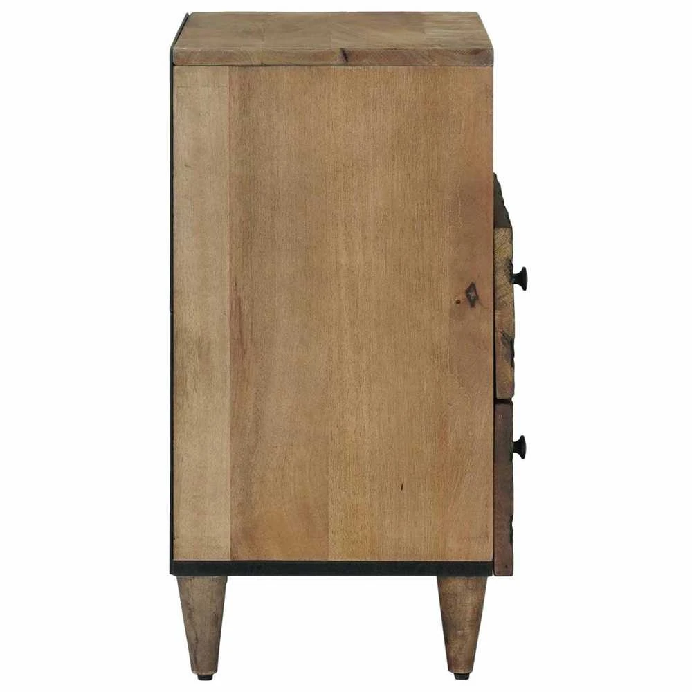 Lovos spintelė Ruda 50 x 33 x 60 cm Kietas mango medis