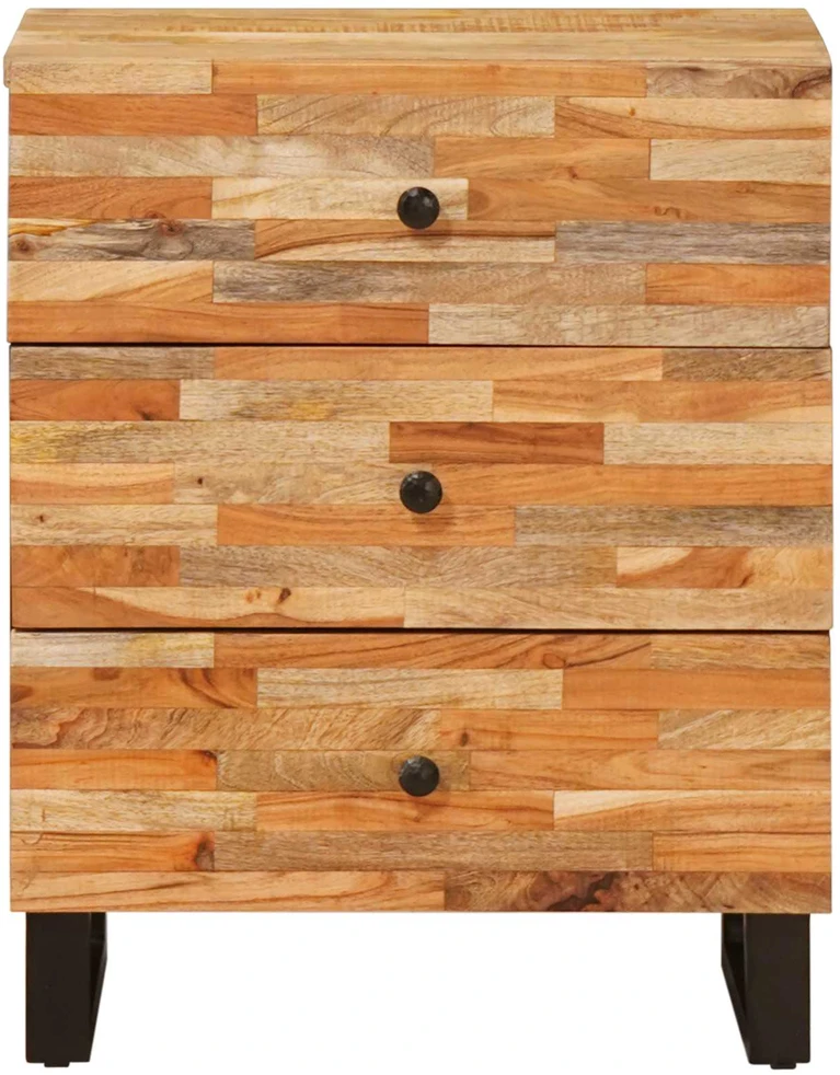 Lovos spintelė Ruda 50 x 33 x 62 cm Kietas mango medis