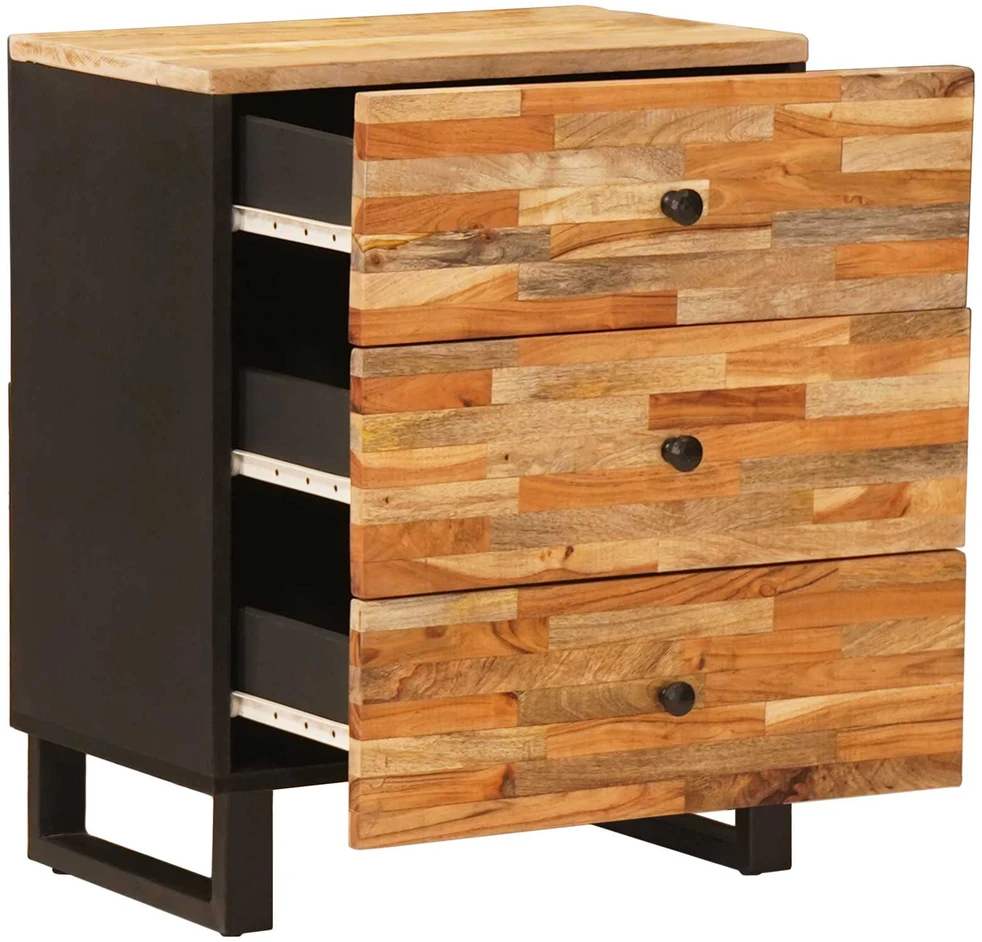 Lovos spintelė Ruda 50 x 33 x 62 cm Kietas mango medis