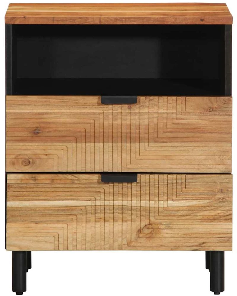 Lovos spintelė Ruda 50 x 33 x 62 cm Kietos akacijos mediena