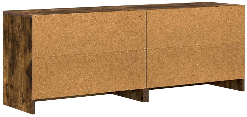 Lovos spintelė su lentyna 2 vnt. Dūminio ąžuolo 66 x 33 x 48 cm