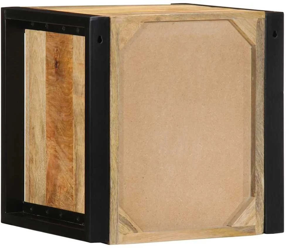 lovos spintelės 2 vnt 40x35x40cm masyvo neapdoroto medžio mango