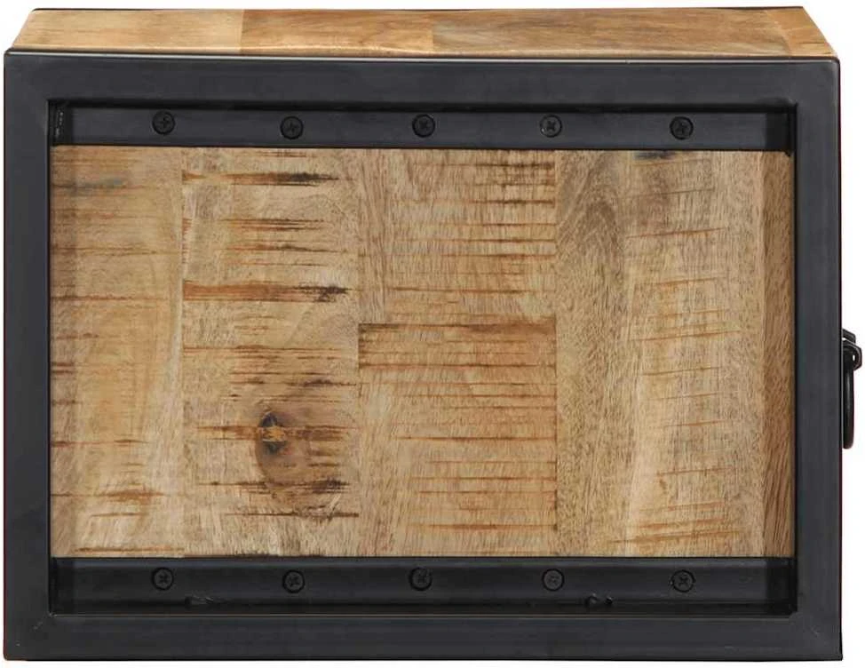 Lovos spintelės, 2vnt., 40x35x25cm, neapdorota mango mediena