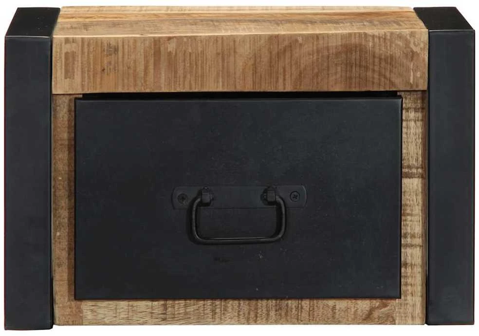 Lovos spintelės, 2vnt., 40x35x25cm, neapdorota mango mediena