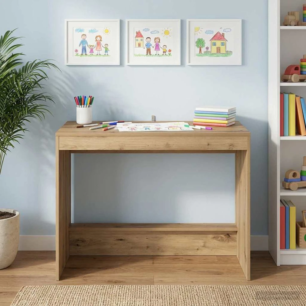 Lova Lovos stalas Artisano ąžuolo Apdirbta mediena 100 x 45 x 75 cm