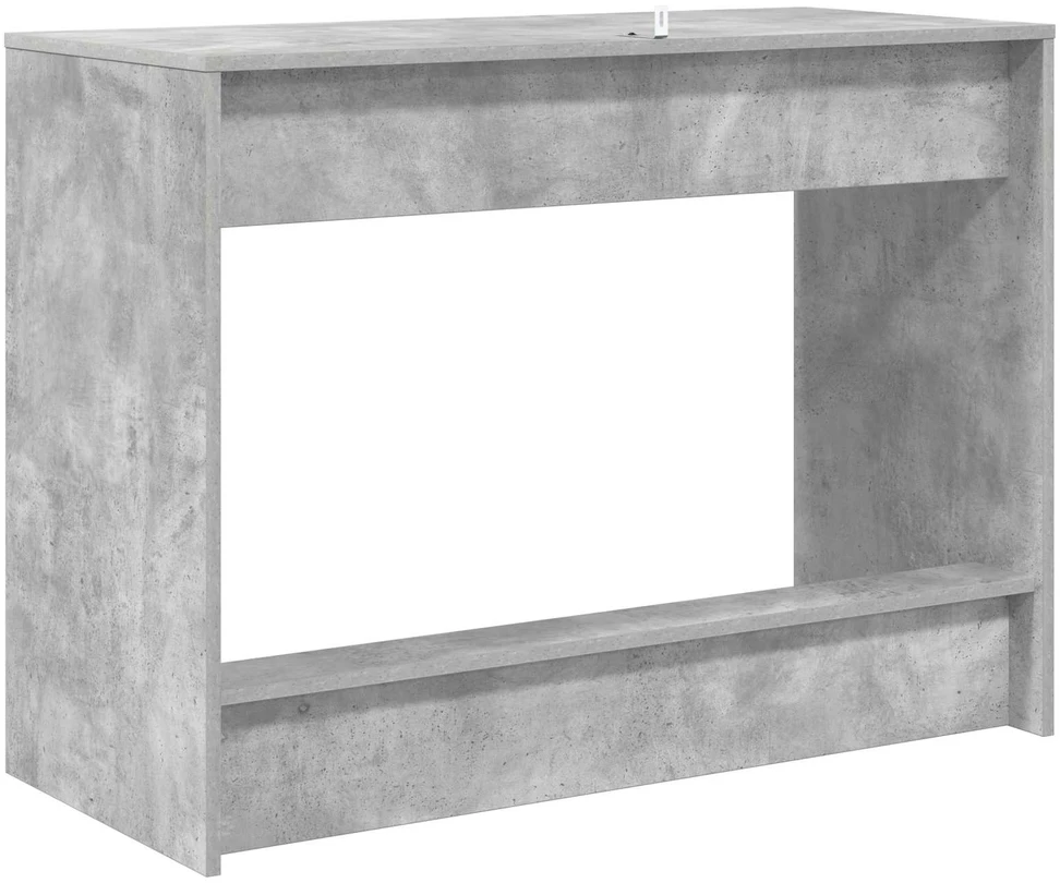 Lova Lovos stalas Betono pilka Apdirbta mediena 100 x 45 x 75 cm