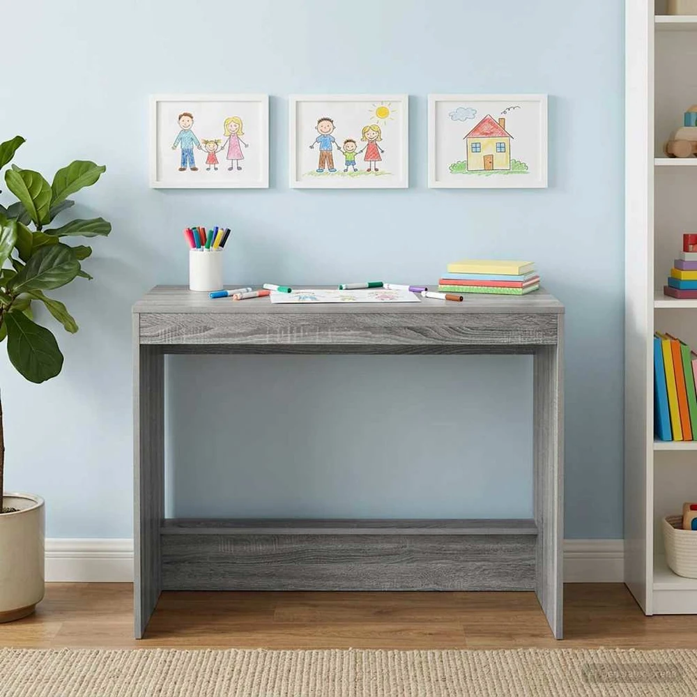 Lova Lovos stalas Pilka Sonoma Apdirbta mediena 100 x 45 x 75 cm