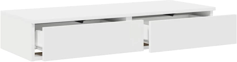 Lovos stalčiai Balta 100 x 36,5 x 16,5 cm Apdirbta mediena
