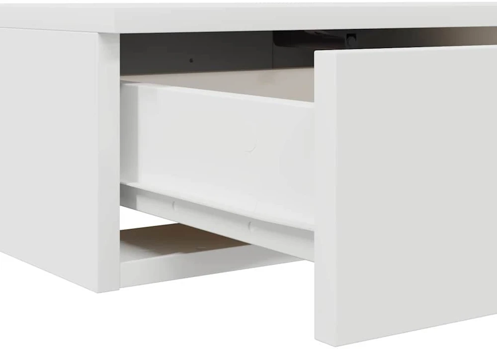 Lovos stalčiai Balta 140 x 36,5 x 16,5 cm Apdirbta mediena