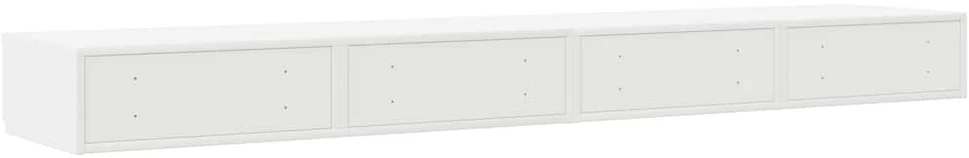 Lovos stalčiai Balta 200 x 36,5 x 16,5 cm Apdirbta mediena