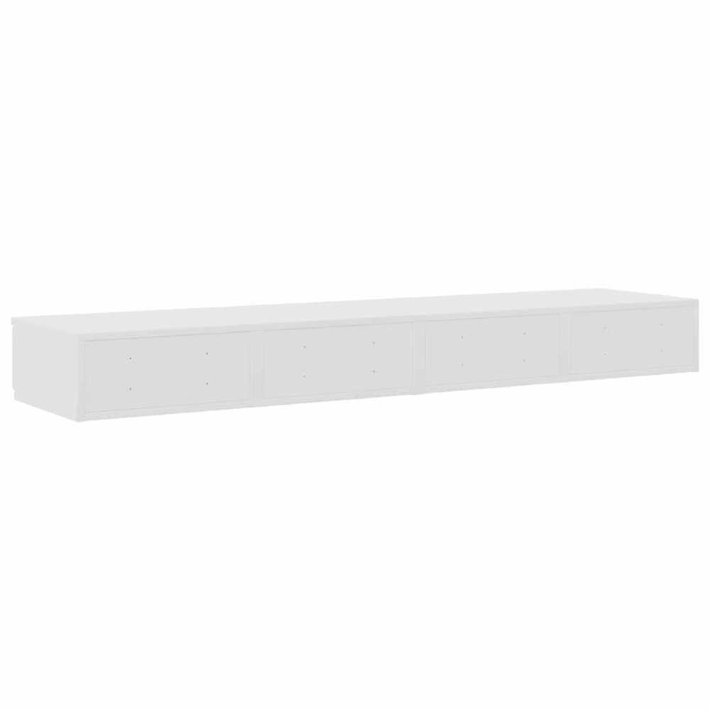 Lovos stalčiai Balta 135 x 36,5 x 16,5 cm Apdirbta mediena
