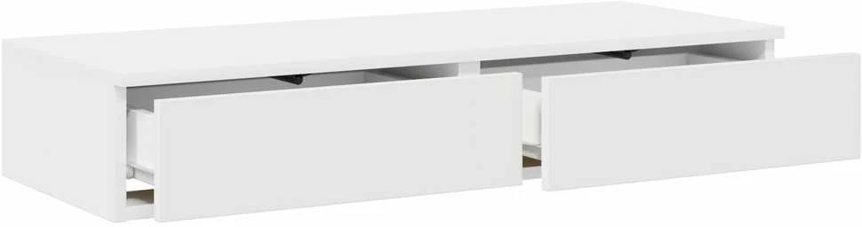 Lovos stalčiai Balta 80 x 36,5 x 16,5 cm Apdirbta mediena