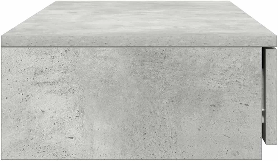 Lovos stalčiai Betono pilka 100 x 36,5 x 16,5 cm