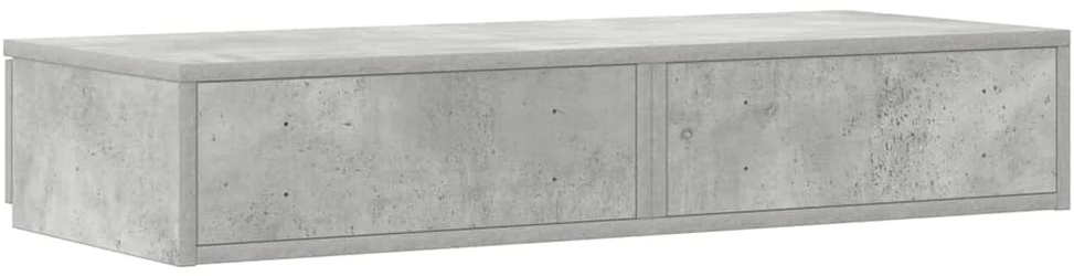 Lovos stalčiai Betono pilka 100 x 36,5 x 16,5 cm