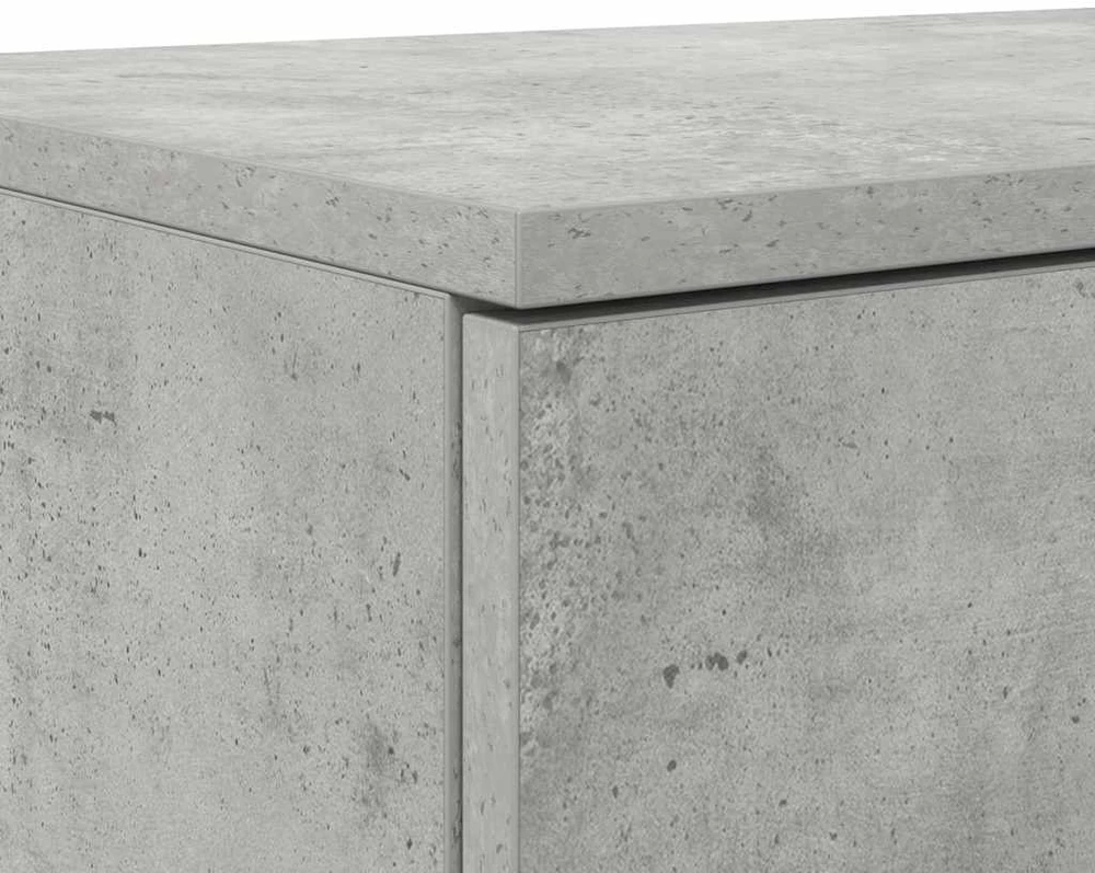 Lovos stalčiai Betono pilka 100 x 36,5 x 16,5 cm