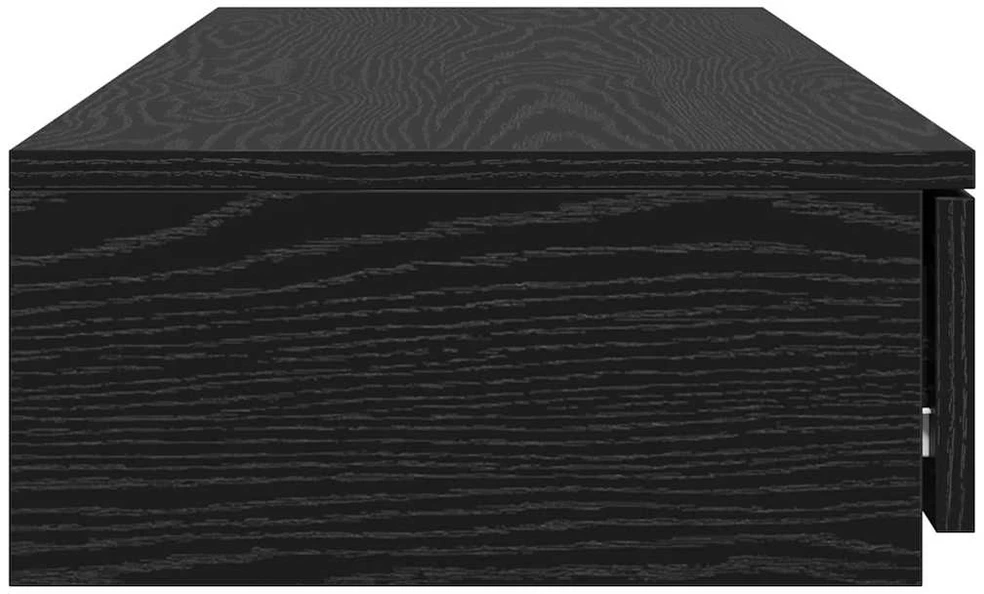 Lovos stalčiai Juodas ąžuolas 120 x 36,5 x 16,5 cm
