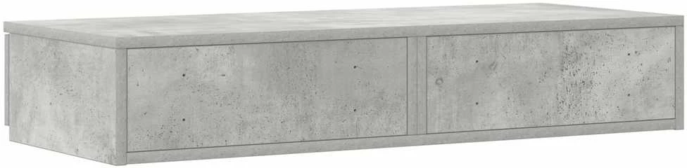 Lovos stalčiai Betono pilka 100 x 36,5 x 16,5 cm
