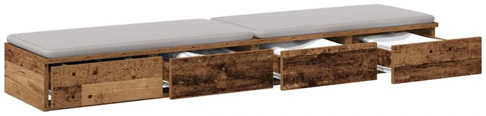 Lovos stalčiai Senas medis 150 x 36,5 x 16,5 cm