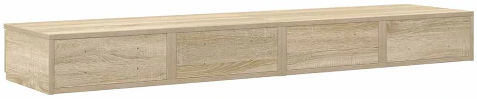 Lovos stalčiai Sonoma ąžuolas 135 x 36,5 x 16,5 cm