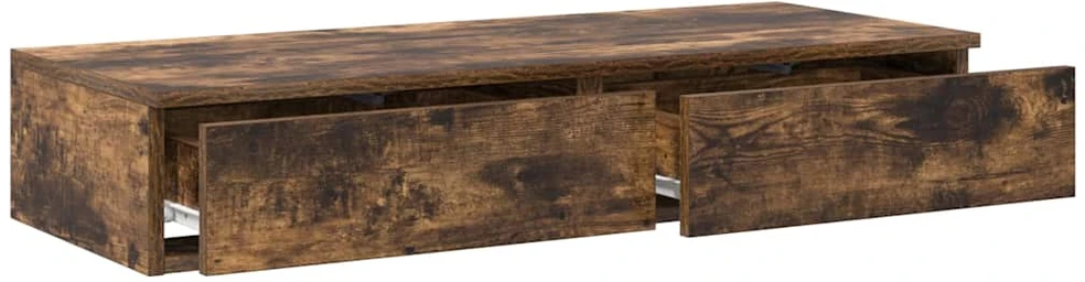 Lovos stalčiai Rūkyta ąžuolas 75 x 36,5 x 16,5 cm