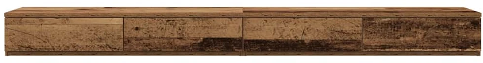 Lovos stalčiai su stalčių Senas medis 180 x 36,5 x 16,5 cm