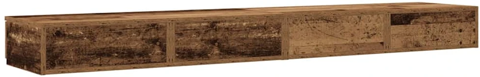 Lovos stalčiai su stalčių Senas medis 180 x 36,5 x 16,5 cm