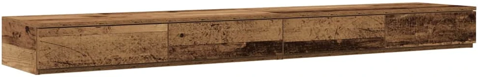 Lovos stalčiai su stalčių Senas medis 180 x 36,5 x 16,5 cm