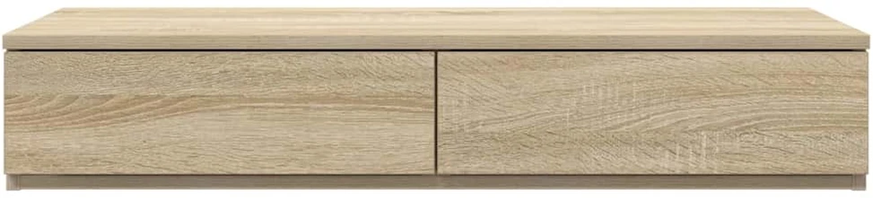 Lovos stalčiai su stalčių Sonoma ąžuolas 80 x 36,5 x 16,5 cm