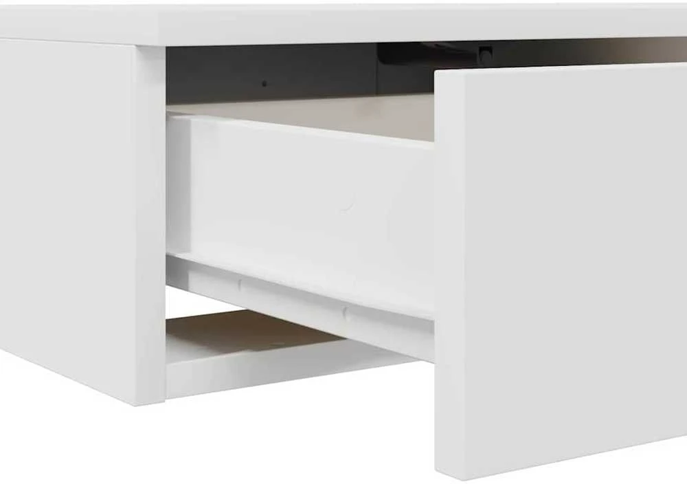 Lovos stalčiai Balta 150 x 36,5 x 16,5 cm Apdirbta mediena