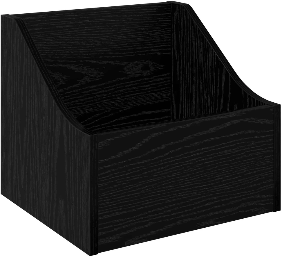 LP įrašų dėžutė 2 vnt. Juodojo ąžuolo 37 x 33 x 32 cm