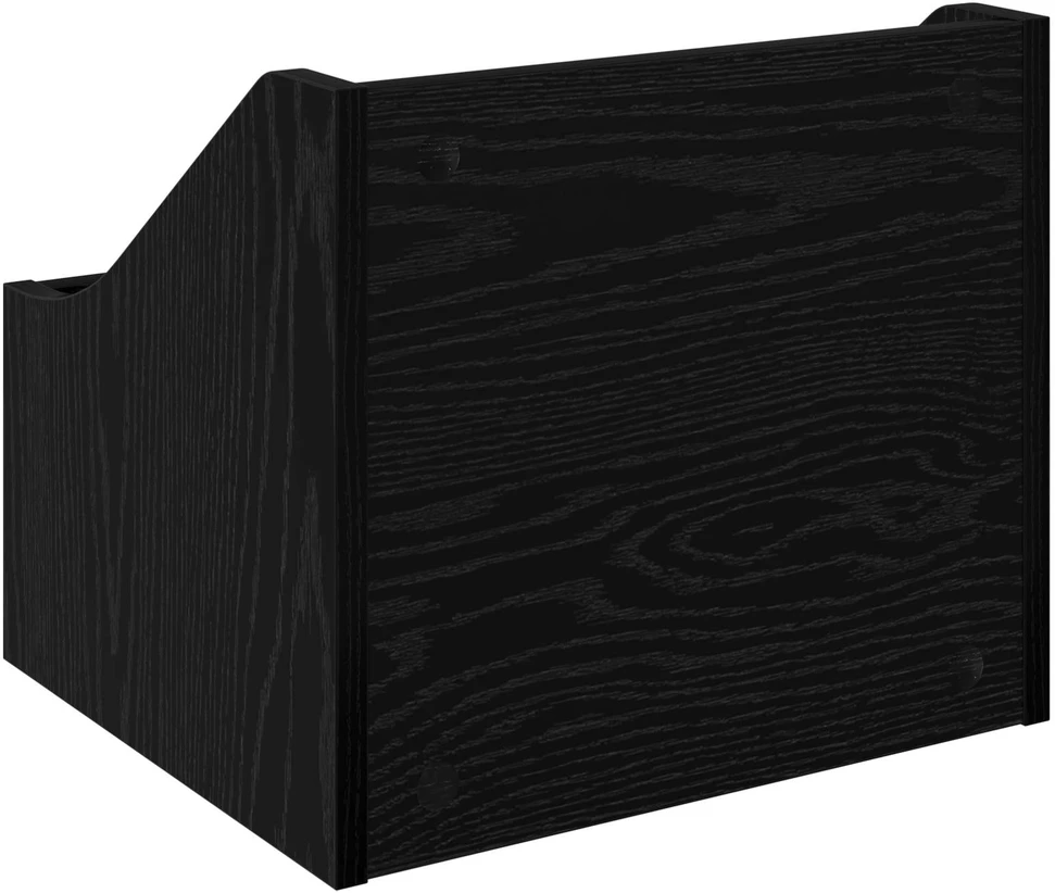 LP įrašų dėžutė 2 vnt. Juodojo ąžuolo 37 x 33 x 32 cm