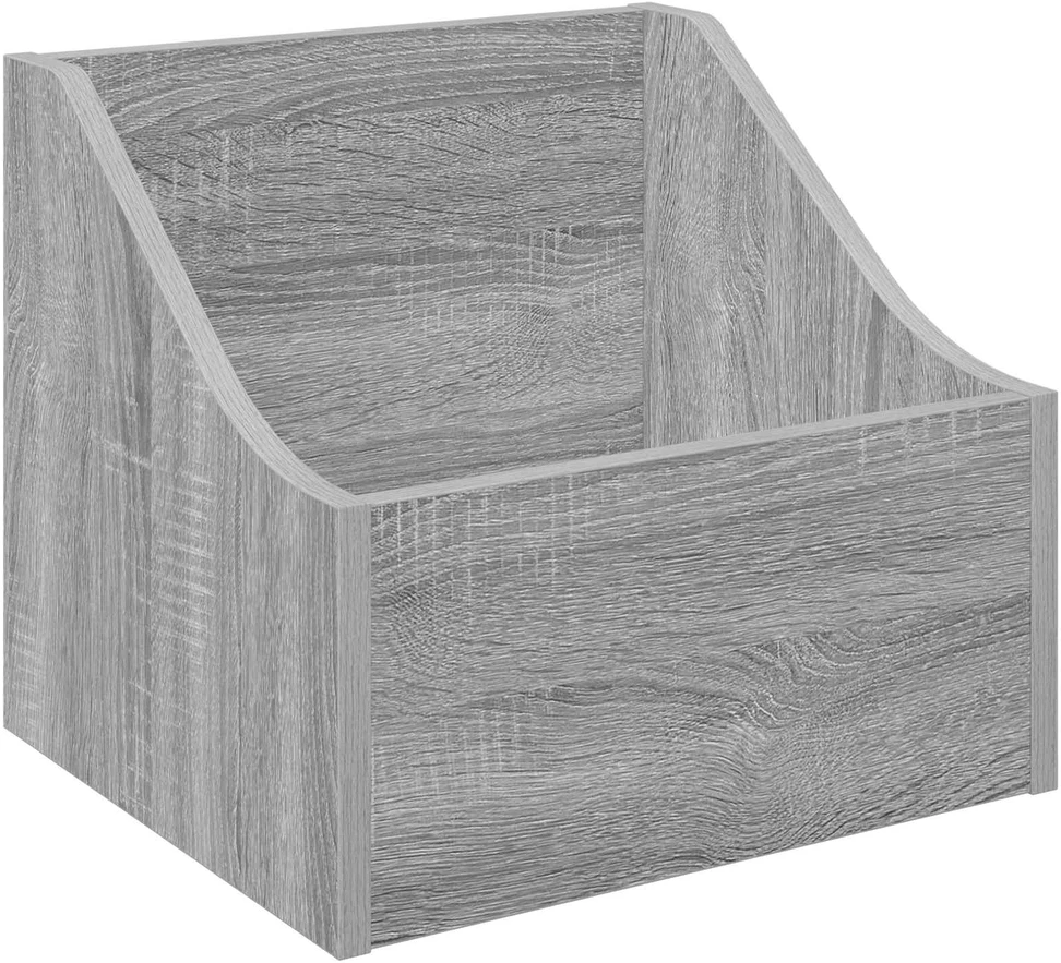 LP įrašų dėžutė 2 vnt. Pilka Sonoma 37 x 33 x 32 cm