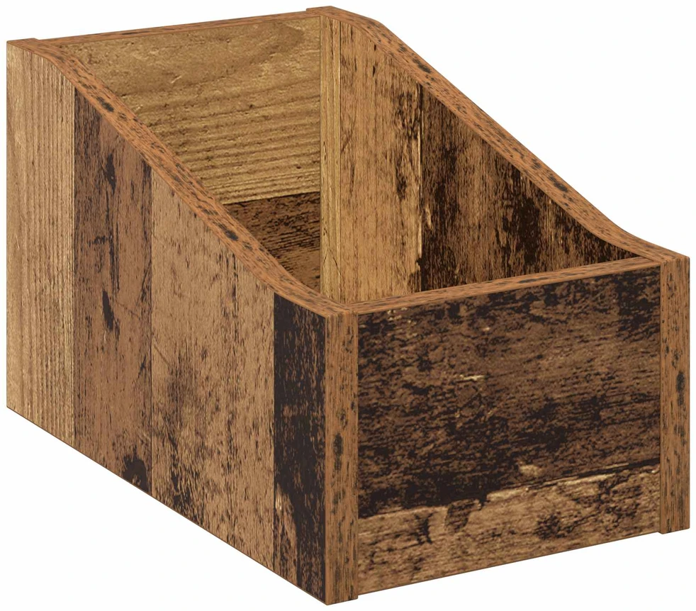 LP įrašų dėžutė Ąžuolo mediena 18 x 32 x 18 cm Apdirbta mediena