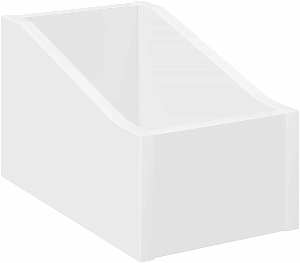 LP įrašų dėžutė Balta 18 x 32 x 18 cm Apdirbta mediena