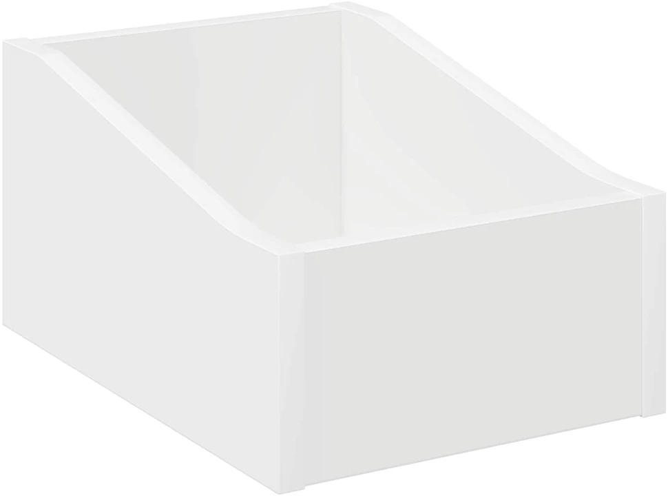 LP įrašų dėžutė Balta 23 x 33 x 16 cm Apdirbta mediena