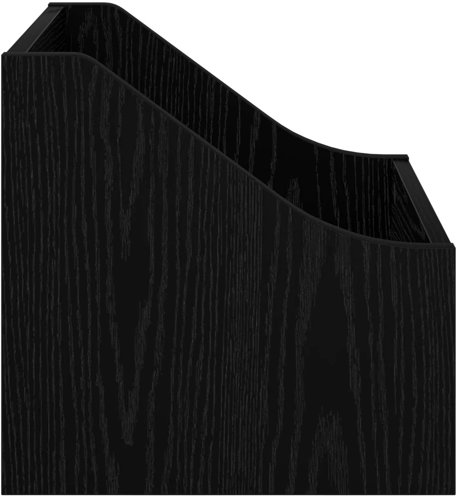 LP įrašų dėžutė Juodojo ąžuolo 37 x 33 x 32 cm Apdirbta mediena