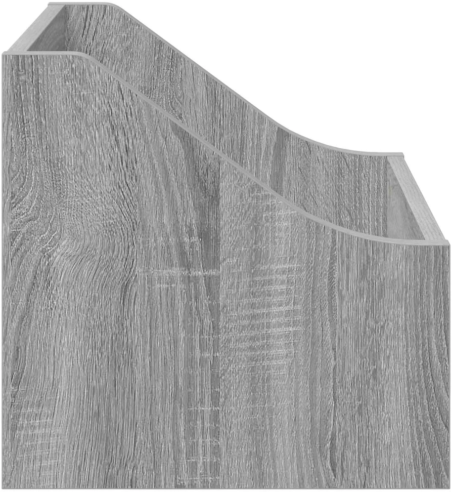 LP įrašų dėžutė Pilka Sonoma 37 x 33 x 32 cm Apdirbta mediena