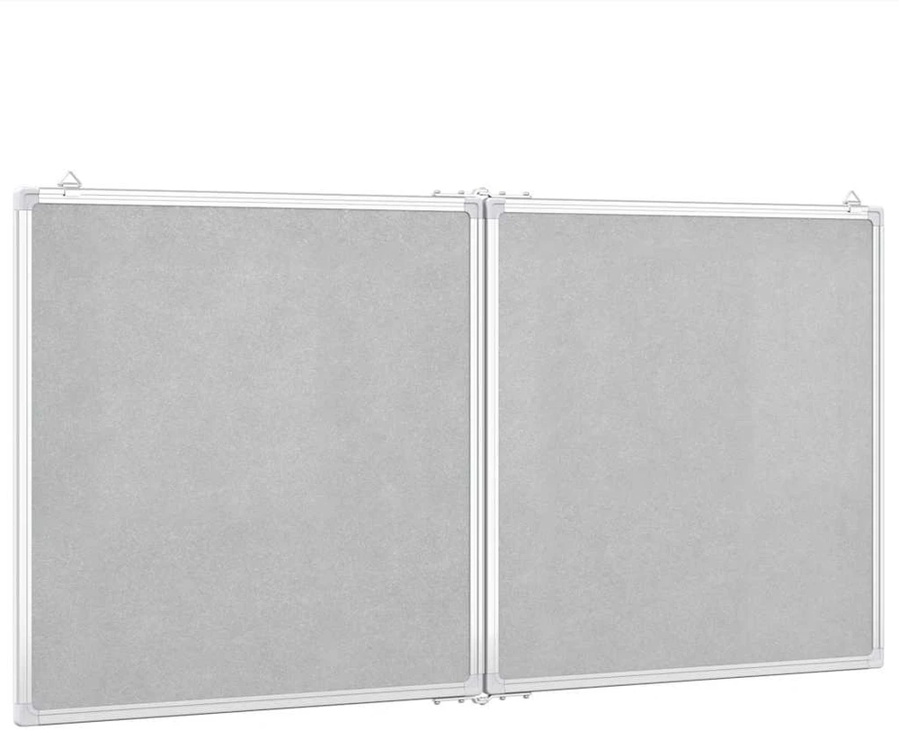 Magnetinė balta lenta, 120x60x1,7cm, aliuminis, sulankstoma