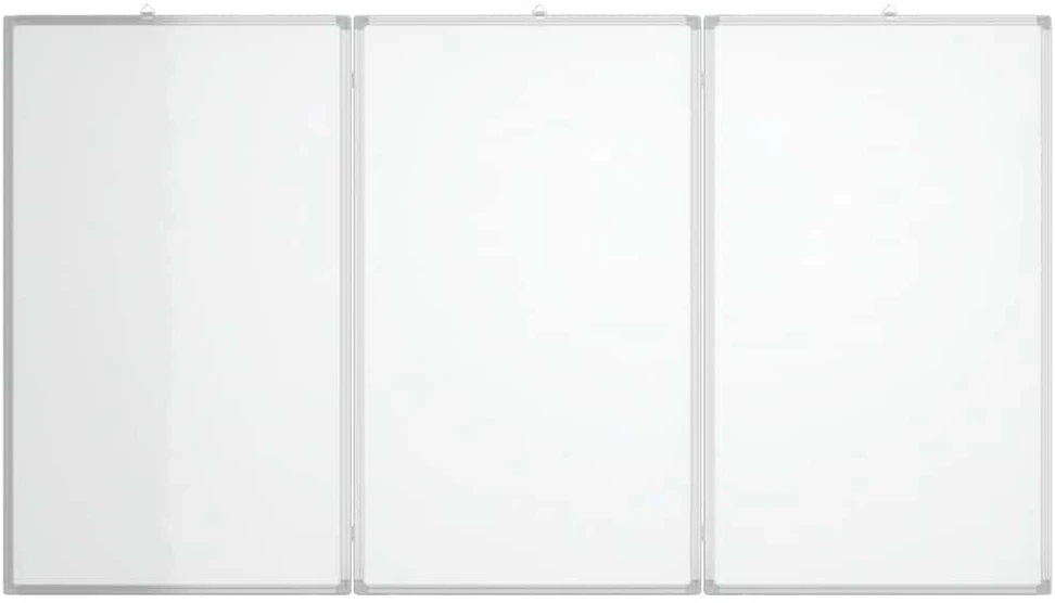 Magnetinė balta lenta, 150x80x1,7cm, aliuminis, sulankstoma