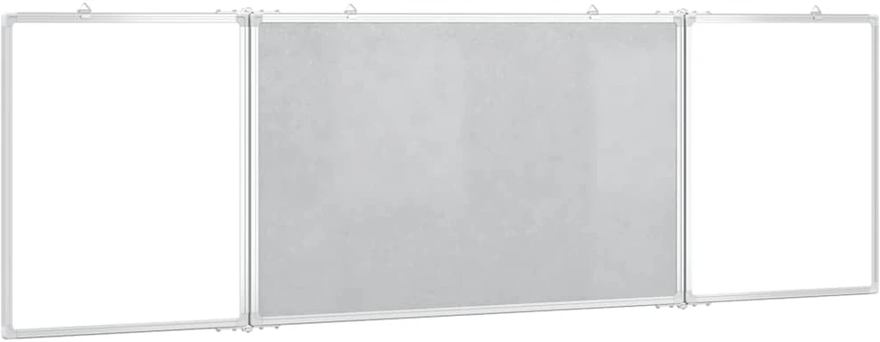 Magnetinė balta lenta, 160x50x1,7cm, aliuminis, sulankstoma