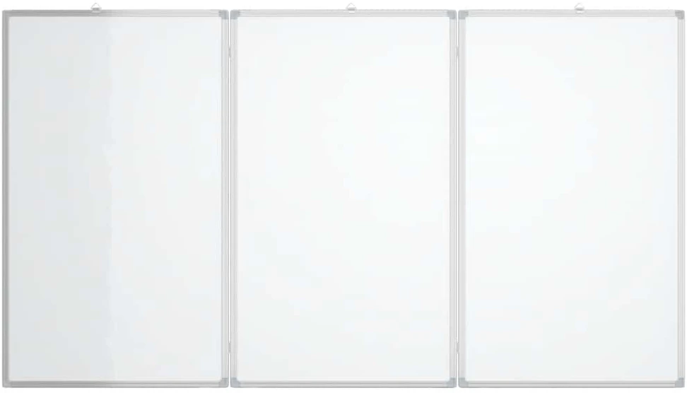 Magnetinė balta lenta, 180x80x1,7cm, aliuminis, sulankstoma