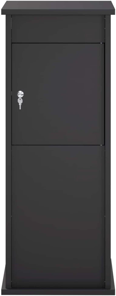 mailbox Juoda 40 x 40 x 100 cm Plienas
