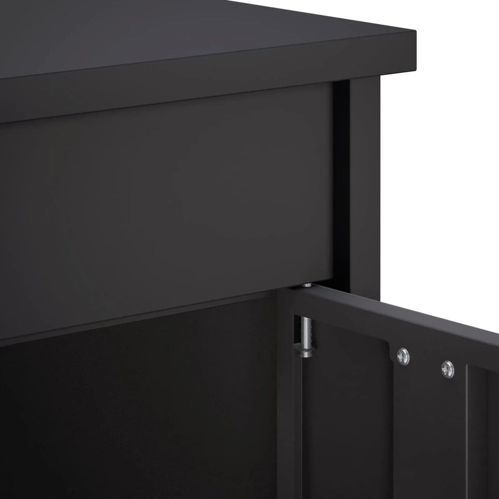 mailbox Juoda 40 x 40 x 100 cm Plienas