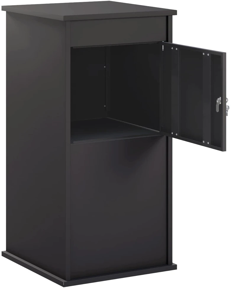 mailbox Juoda 50 x 52 x 100 cm Plienas