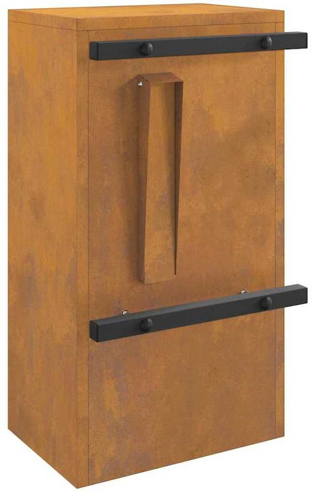 mailbox su saugykla su durimis Rūdijanti 30 x 20 x 55 cm