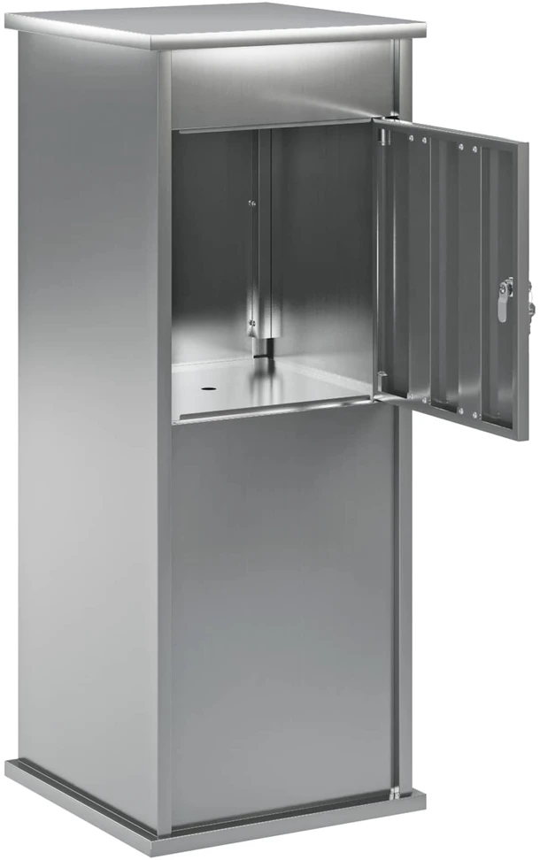 mailbox Sidabrinė 40 x 40 x 100 cm Galvanizuotas plienas
