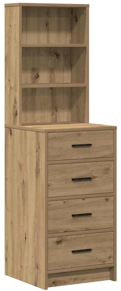 Makiažo stalas 2 vnt. Ruda 50 x 41 x 135 cm Apdirbta mediena